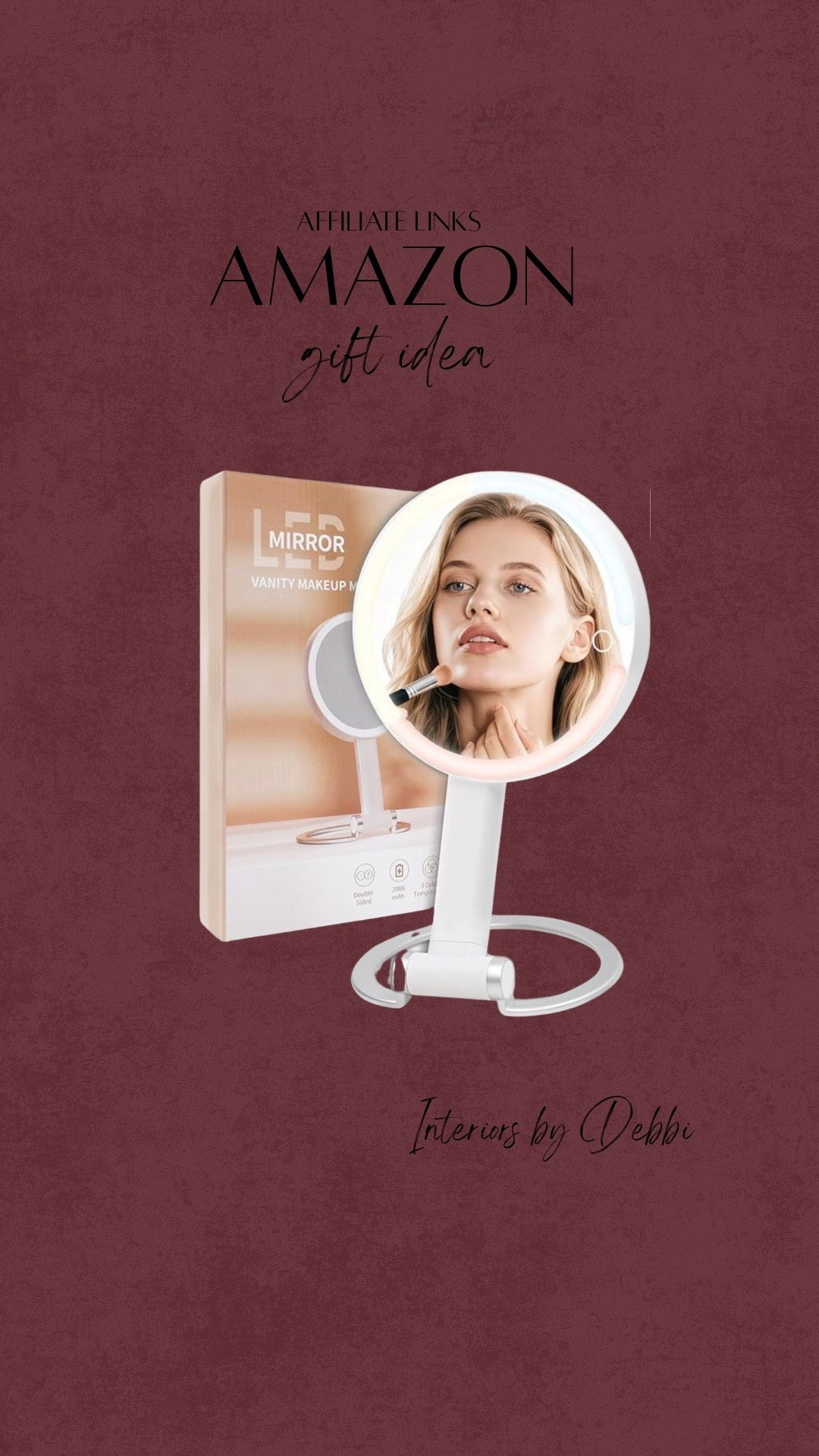 Amazon Find
Travel makeup mirror, gift idea, transitional home, modern decor, amazon find, amazon home, target home decor, mcgee and co, studio mcgee, amazon must have, pottery barn, Walmart finds, affordable decor, home styling, budget friendly, accessories, neutral decor, home finds, new arrival, coming soon, sale alert, high end look for less, Amazon favorites, Target finds, cozy, modern, earthy, transitional, luxe, romantic, home decor, budget friendly decor, Amazon decor #amazonhome

#LTKHoliday #LTKGiftGuide #LTKTravel