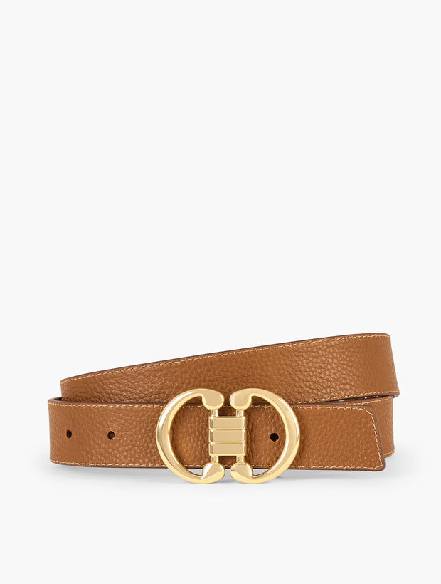 Leather Reversible Belt - Leopard | Talbots