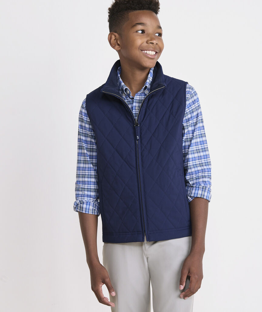 Boys' Dorset Quilted Vest | vineyard vines