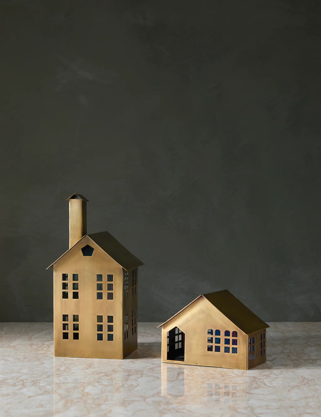 Elodie Mantel Houses (Set of 2) | Lulu and Georgia 