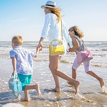 El mejor Greater Capacity Kids Beach Mesh Seashell Bag Sea Shell Collecting Bag for kids Shell Co... | Amazon (US)