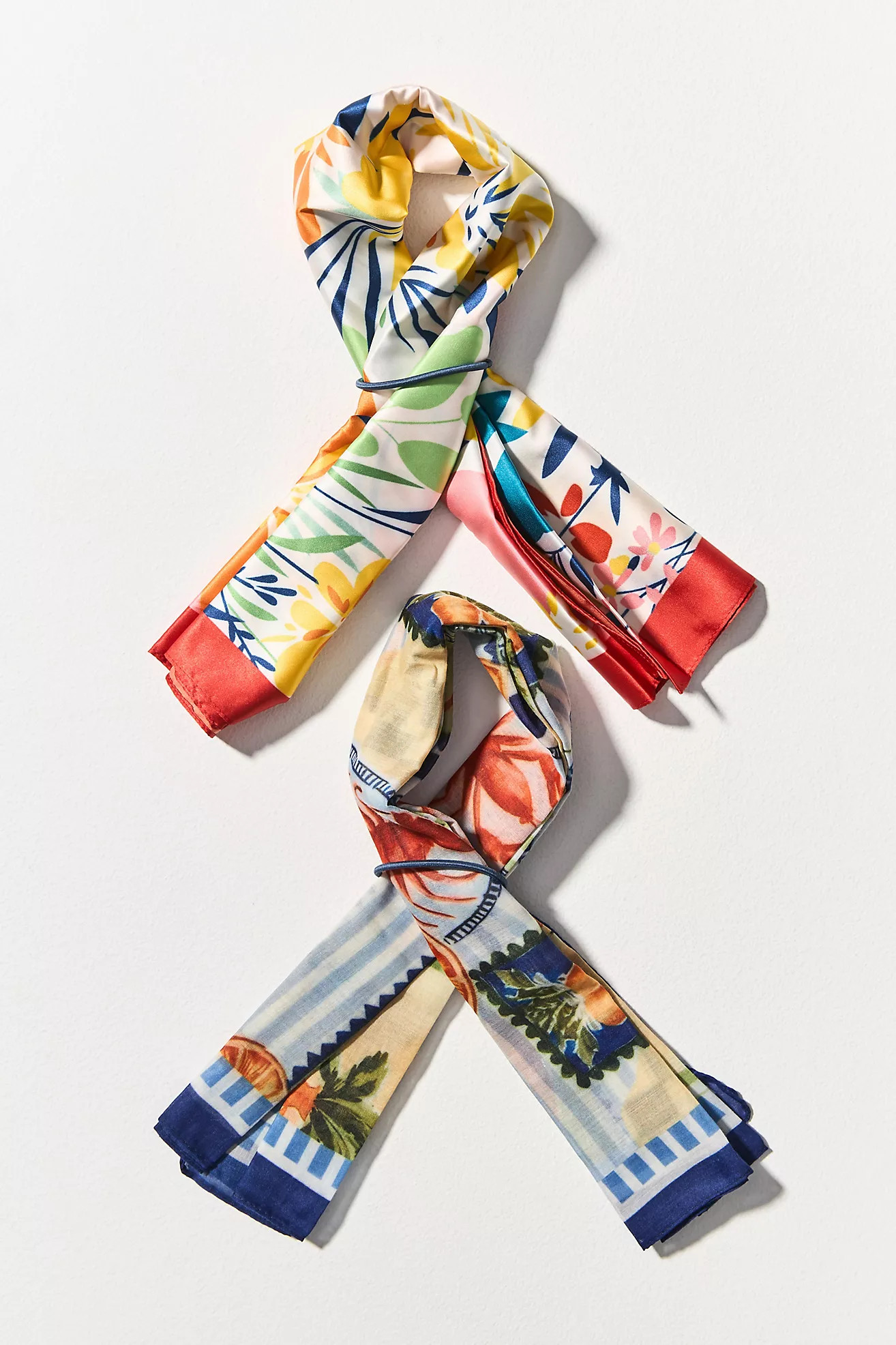 Fruit Stand Head Scarves, Set of 2 | Anthropologie (US)