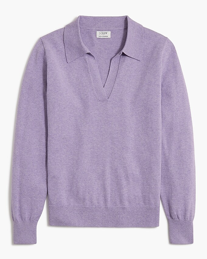 Cotton-blend polo sweater | J.Crew Factory