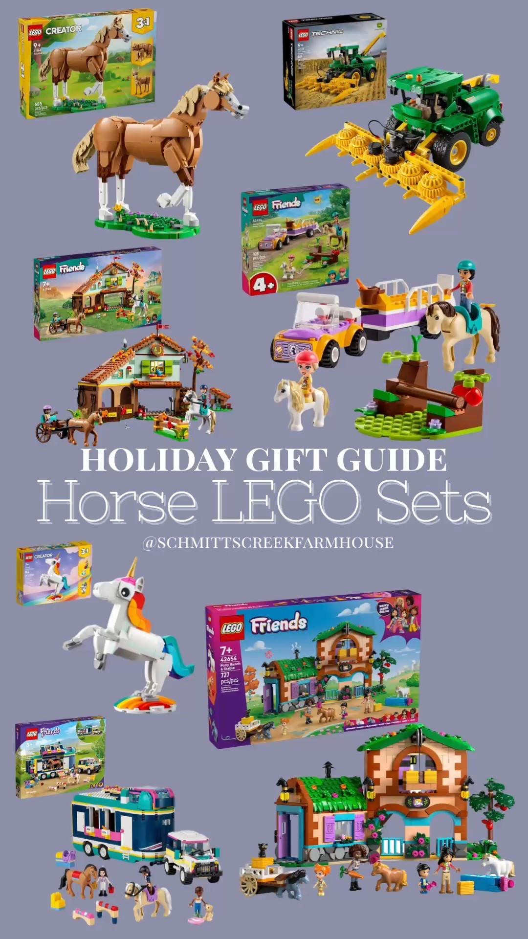 Horse & Farm Animal LEGO Sets 🐴

Amazon Finds | Tractor LEGO | Tween Gift Ideas 

#LTKGiftGuide #LTKKids #LTKHoliday