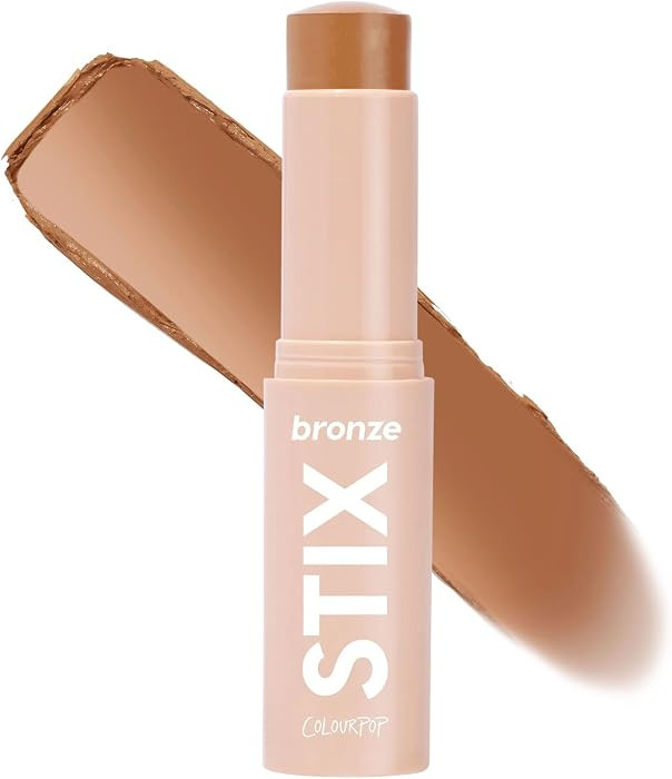ColourPop Cream Bronzer Stick - Blendable Cream Contour & Glowy Summer Makeup with a Natural, Matte Finish - Buildable Formula for Shimmer-Free, Sun-Kissed Warmth - Moonstone Beach (0.28 oz) | Amazon (US)