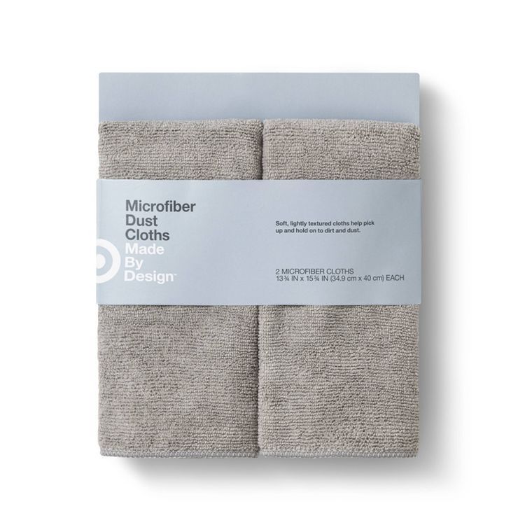 Microfiber Dust Cloths - 2pk  - Made By Design™ | Target