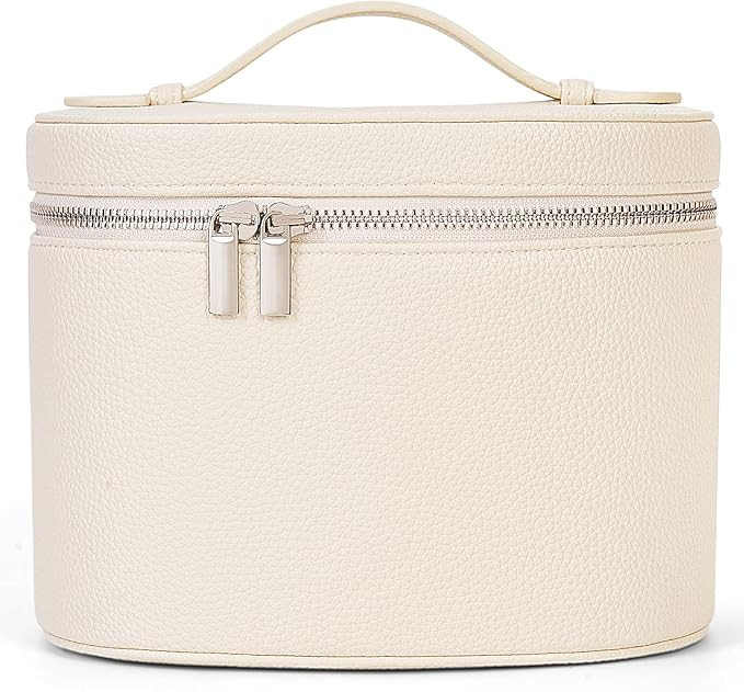 YFGBCX Makeup Bag Vanity Case with Removable Divider Travel Toiletry Bag Portable Cosmetic Bag Ma... | Amazon (US)