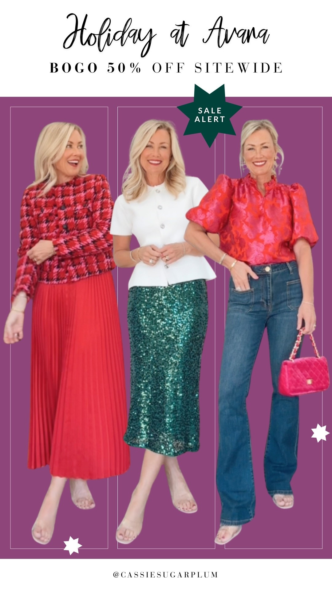 Shop the BOGO 50% off sale sitewide sale at Avara now!! The perfect pieces for any holiday parties or events coming up this season. 🎄🎁

#LTKHoliday #LTKOver40 #LTKSaleAlert