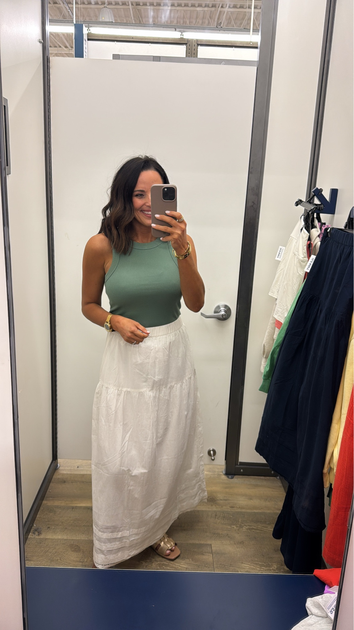 The green tank with this white maxi skirt is such a fresh combo for spring! I love how flattering and comfortable this skirt is from Old Navy. Easy to wear perfect for vacations, spring activities, or date nights! 

Mom approved style green color tank white skirt old navy finds mom life days on the go elevated chic skirt travel resort ready mom life old navy fashion women's must haves affordable comfortable wear VintagePickin 
 

#LTKTravel #LTKOver40 #LTKSeasonal