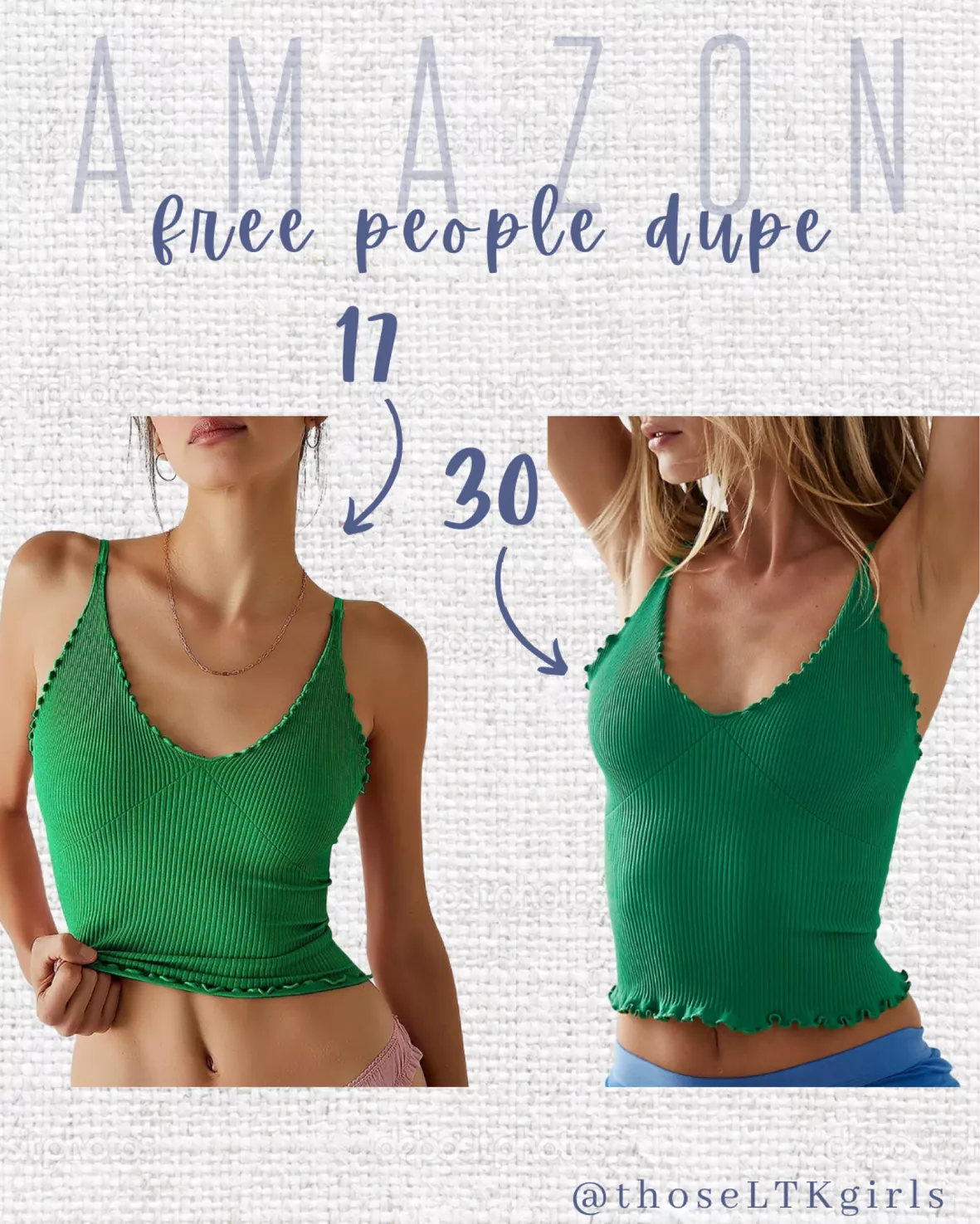 Free People Easy To Love Seamless Tank Top in Purple