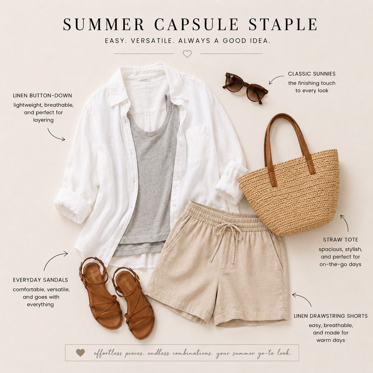 The best outfits start with great basics. These are the pieces I reach for on repeat because they’re comfortable, versatile, and easy to style so many different ways. A closet full of mix-and-match favorites makes getting dressed effortless.

Everything is linked in my LTK.

#LTKSeasonal #LTKootd #LTKdayinmylife