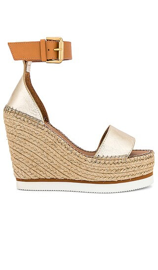 Glyn Sandal in Gold | Revolve Clothing (Global)