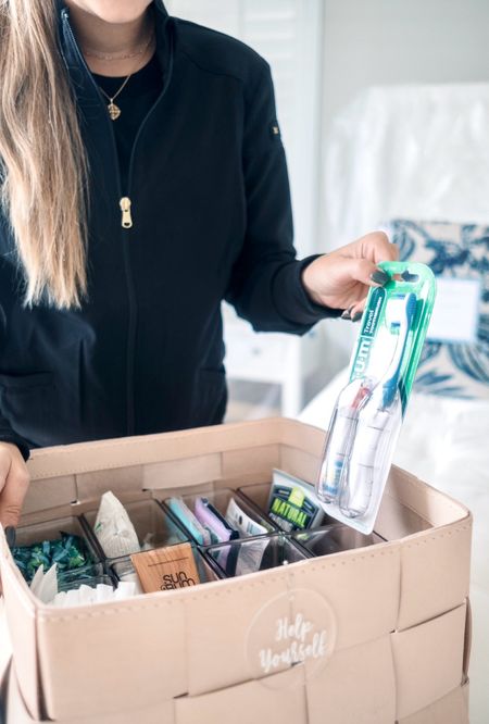 Hosting overnight guests for upcoming holiday travel? Creating our signature Help Yourself basket is a great way to set their mind at ease and make them feel welcome and comfortable. Stock up on medicine and personal care essentials! 
#hosting #houseguests #memorialday #welcomebasket #southernhospitality

#LTKTravel #LTKHome #LTKBeauty