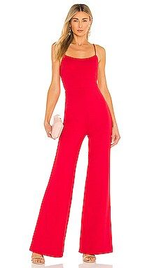 Lovers and Friends Lavinia Jumpsuit en Cherry Red from Revolve.com | Revolve Clothing (Global)