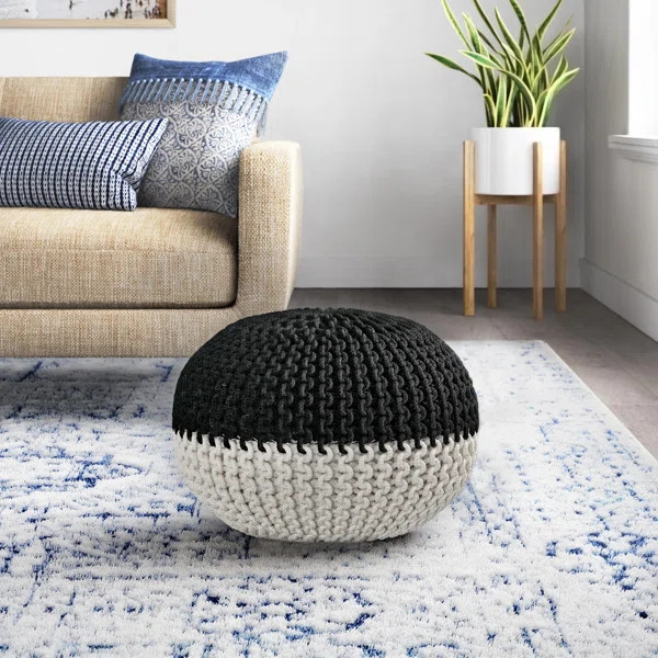 Grimes Upholstered Pouf | Wayfair North America