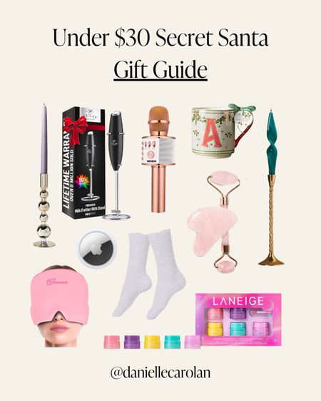 my under $30 secret santa gift guide!

#LTKHoliday #LTKfindsunder50 #LTKGiftGuide