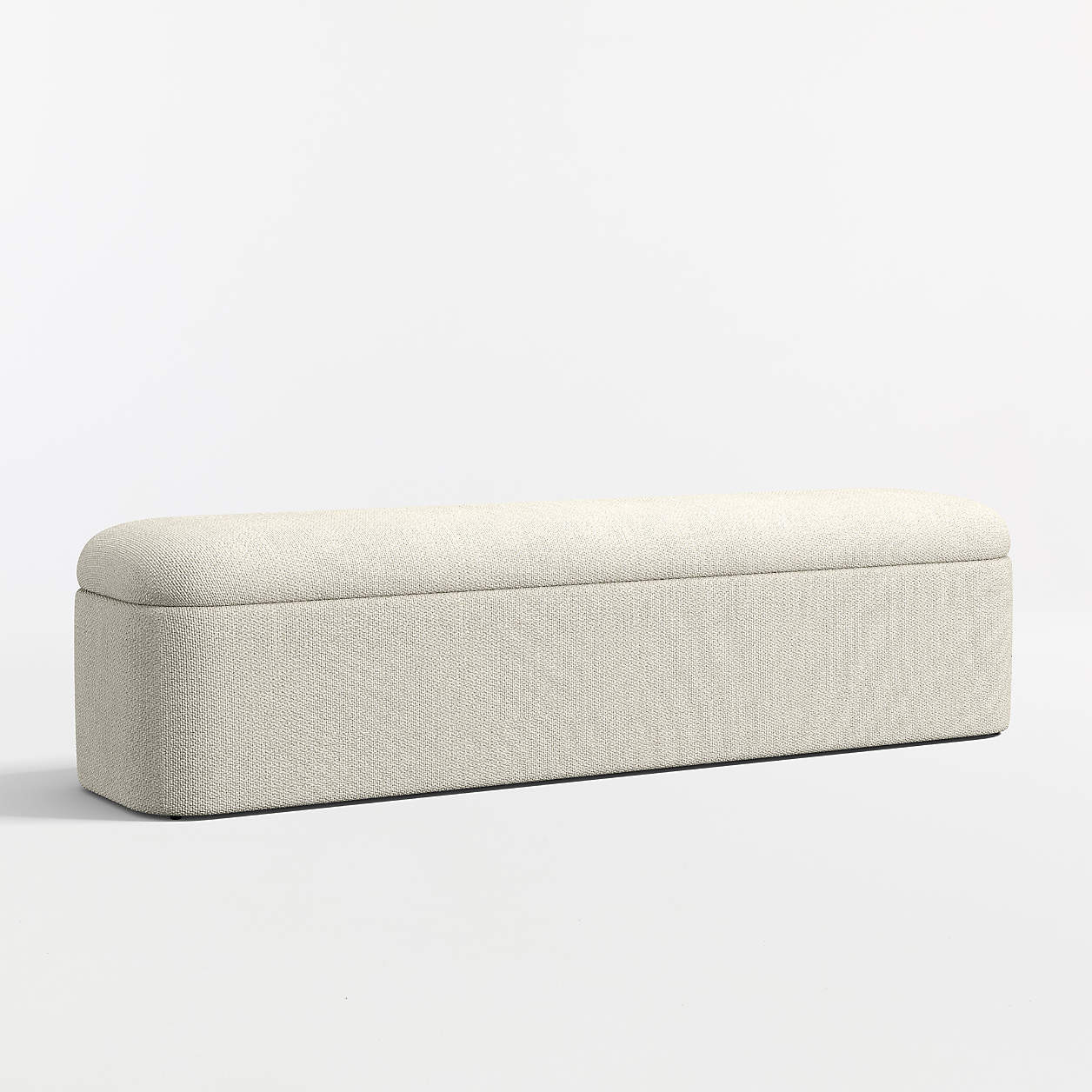 Anneli 70" Upholstered Storage Bench + Reviews | Crate & Barrel | Crate & Barrel