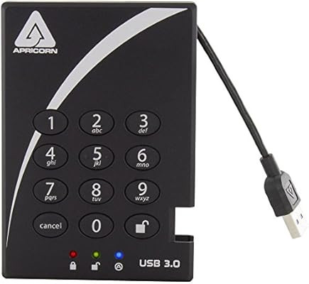Apricorn Aegis Padlock 2 TB USB 3.0 256-Bit AES XTS Hardware Encrypted Portable External Hard Dri... | Amazon (US)