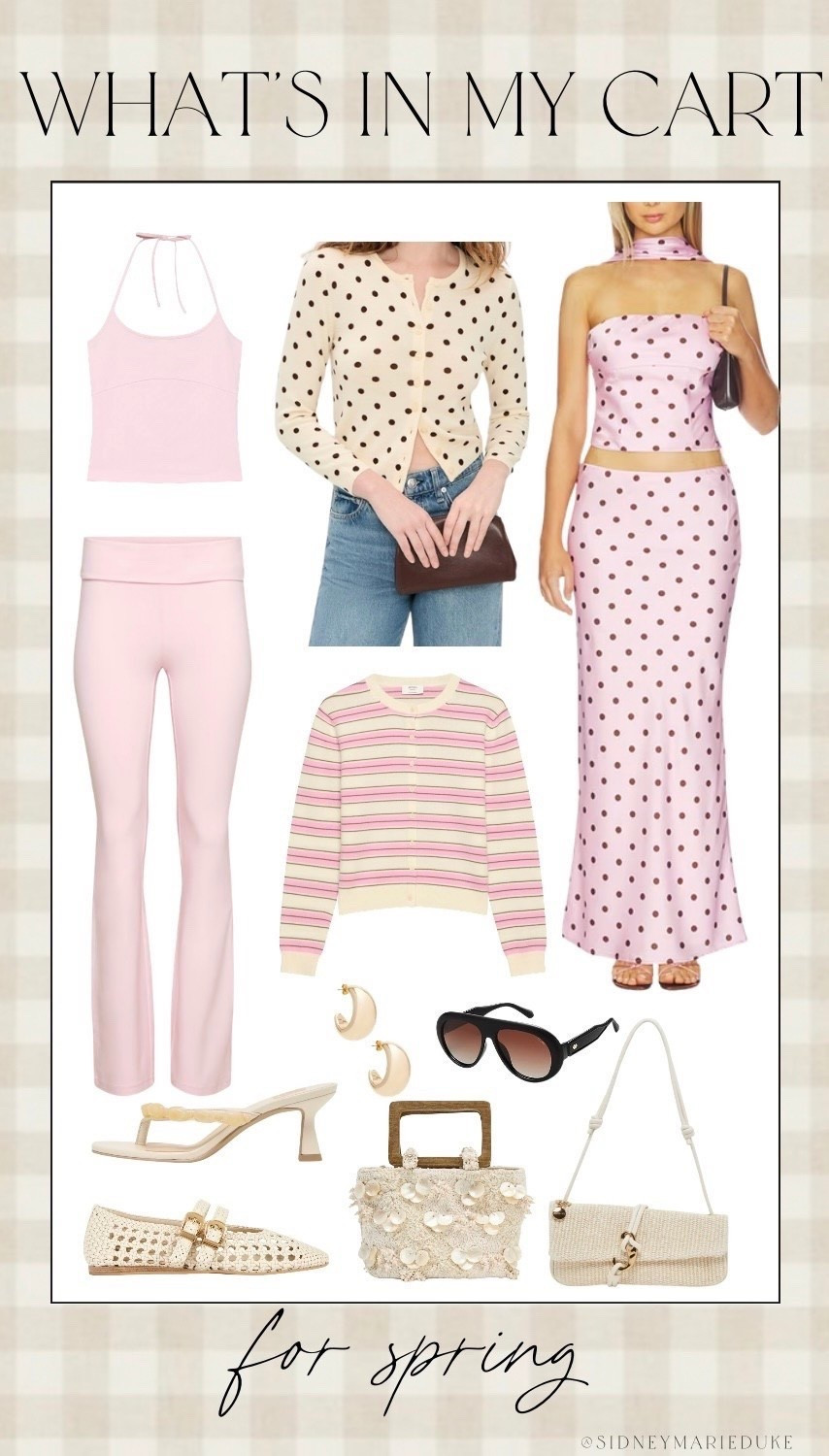 What’s in my cart for spring & summer 🩷 loving all of these right now! 



Spring outfits 2026, summer outfits, polka dots, pink, matching set, fashion finds, sidneymarieduke 


#LTKSeasonal