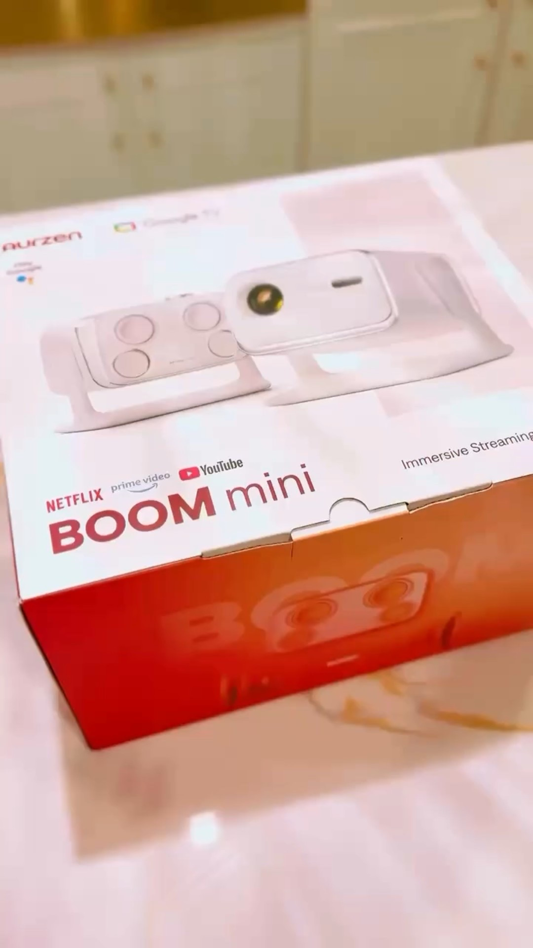 Hello IG friends! 
Fall is almost here for cozy night movie with hot cocoa , I'm presenting to you the best projector you'll need. @aurzen_official 
, it’s just a solid little projector that does way more than expected. 
20W Dolby Audio speakers
it comes with built-in Google TV. That means Netflix,
Disney+, YouTube... all right here.
Auto-focuses in 3 seconds, so the picture is always
sharp, even if we bump it.

if you comment the word "SHOP" I'll 
send the link to your DM. 
Use this code for a discount : SMARTHOMEBRO"
like✨Comment✨Share✨
Follow @angedvabdecor for more inspiration 
click on my linktree to shop 🛍️
my home 🏡 #movienight #projector  #movie #movieenight #projector #collab #funtimes #boommini
@aurzen_official