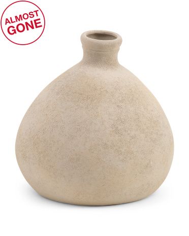 Made In Portugal Ceramic Bottle Vase | TJ Maxx