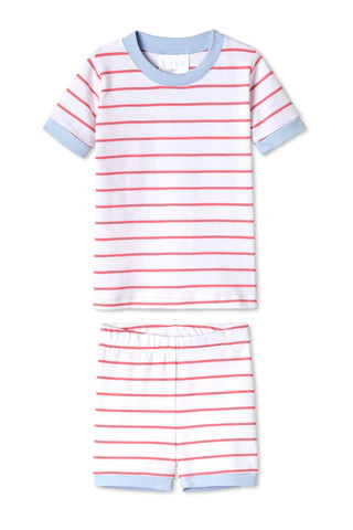 Kids Shorts Set in Sorbet | Lake Pajamas