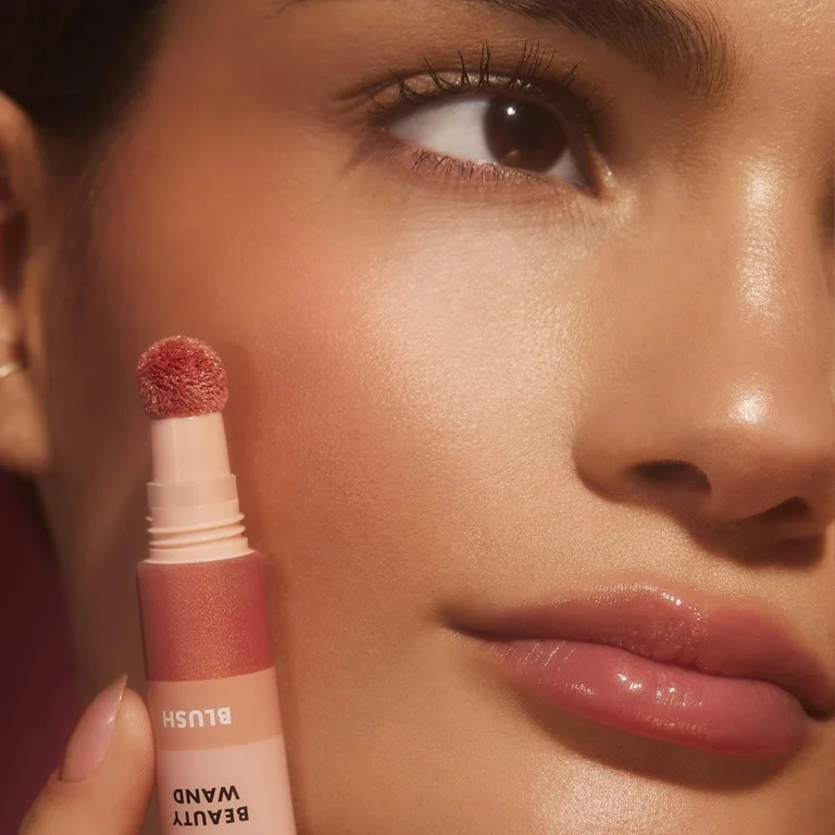 e.l.f. Halo Glow Blush Beauty Wand, Rosé You Slay, 0.33 fl oz | Walmart (US)