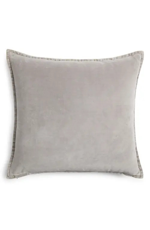 Nordstrom Velveteen Accent Pillow in Grey Opal at Nordstrom | Nordstrom