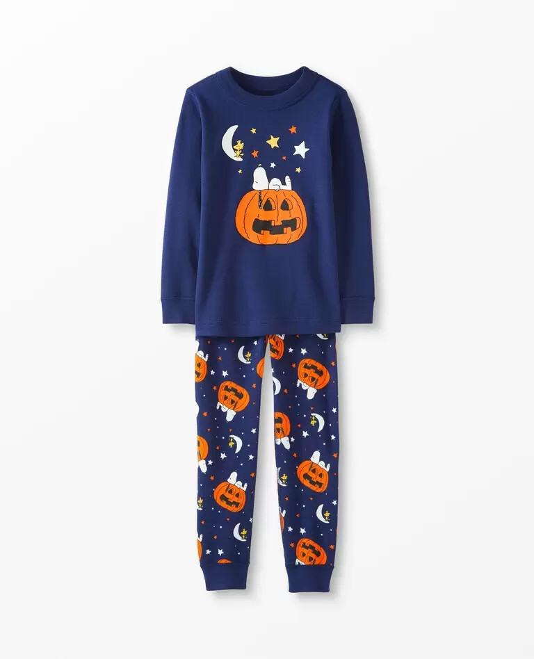 Peanuts Long John Pajama Set | Hanna Andersson
