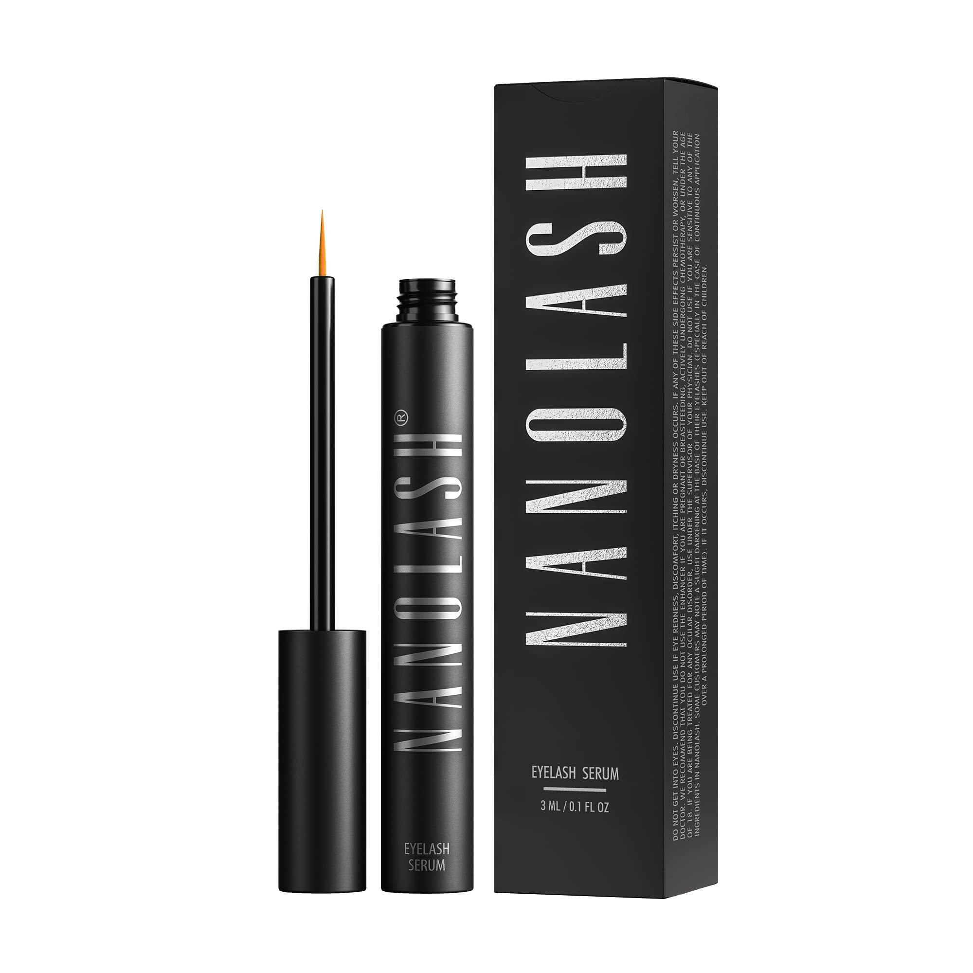 Nanolash Eyelash Serum 3ml - Conditioner for eyelash. Eyelash booster for long, dense and beautif... | Amazon (UK)