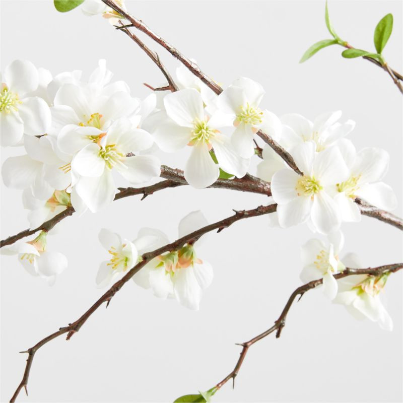 Faux Bradford Pear Branch 50" + Reviews | Crate & Barrel | Crate & Barrel