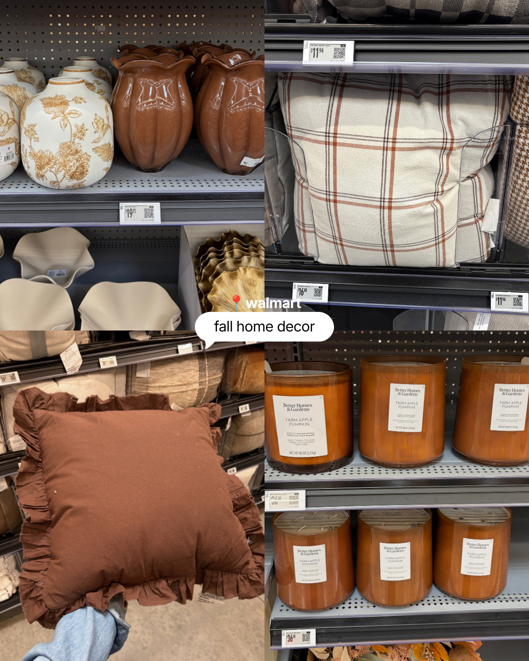fall home decor from walmart 🕯️🍂🖼️🍁 fall home decor, Walmart fall decor, Walmart home decor, Walmart fall finds, Walmart home finds, fall decor finds, affordable fall decor, fall decorating ideas, fall home decorating, cozy fall decor, autumn home decor, autumn decorating, fall home finds, fall decor haul, Walmart decor haul, fall decor shopping, fall decor ideas, cozy home decor, neutral fall decor, brown fall decor, warm neutral decor, vintage inspired fall decor, farmhouse fall decor, fall pillows, plaid pillows, fall throw pillows, decorative pillows, fall vases, ceramic vases, brown vase, floral vase, fall candles, pumpkin candles, pumpkin decor, fall tabletop decor, seasonal home decor, cozy home, home decor finds, affordable home decor, budget friendly home decor, fall decorating inspiration, autumn home inspiration, cozy home aesthetic, Walmart finds, Walmart shopping, home decor shopping, seasonal decor, Thanksgiving decor, fall 2026 decor
 

 #LTKdayinmylife #LTKgrwm #LTKootd