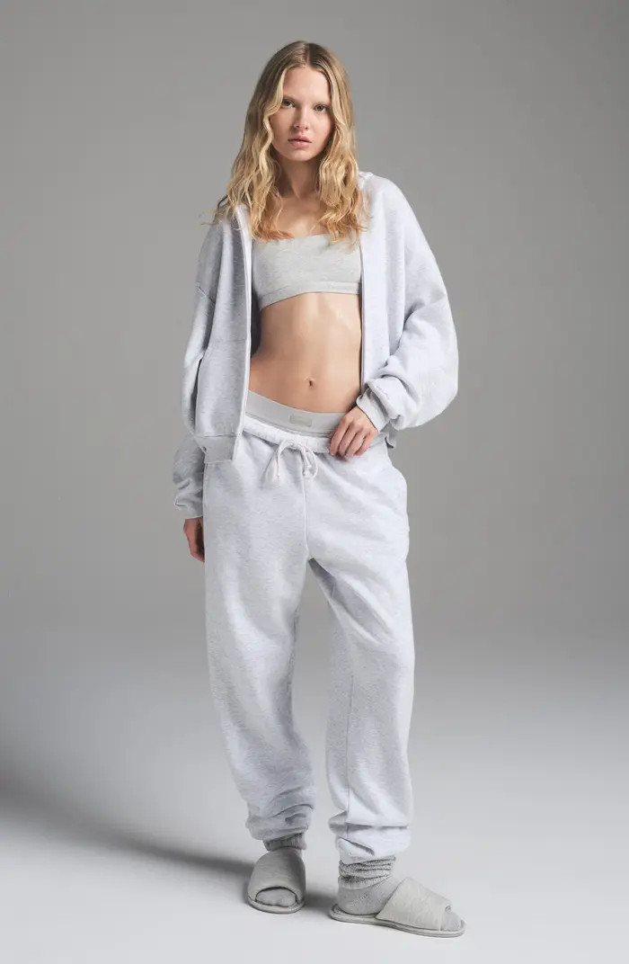 Cotton Fleece Blend Classic Zip-Up Hoodie | Nordstrom