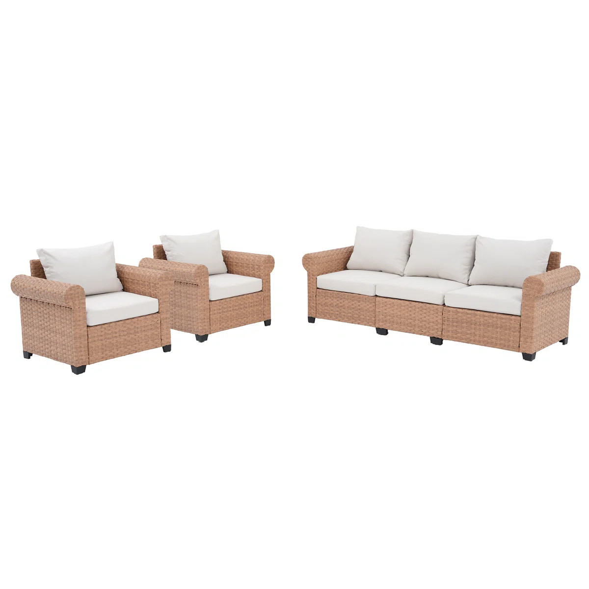 5 - Person Outdoor Seating Group With Cushions | Wayfair North America