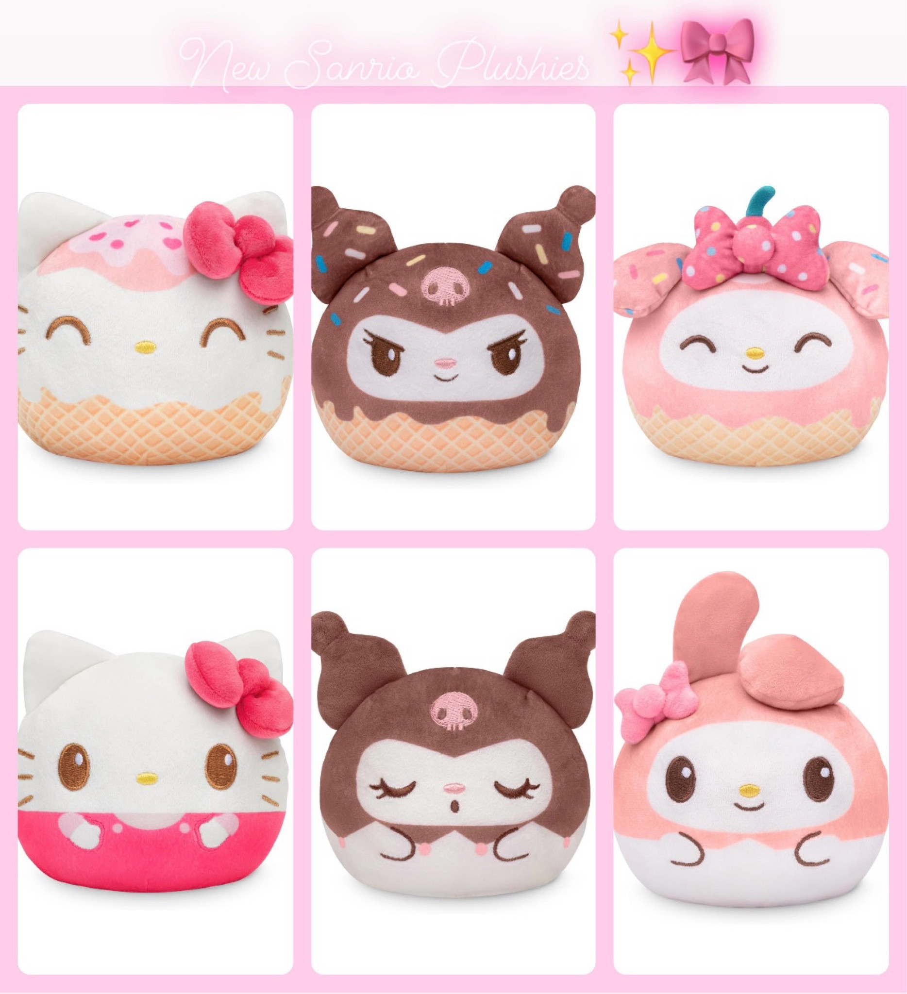 New Sanrio plushies by Teeturtle! These are limited don’t miss out on these lovely plushies! 🎀✨💕

#LTKstyletip #LTKGiftGuide #LTKU
