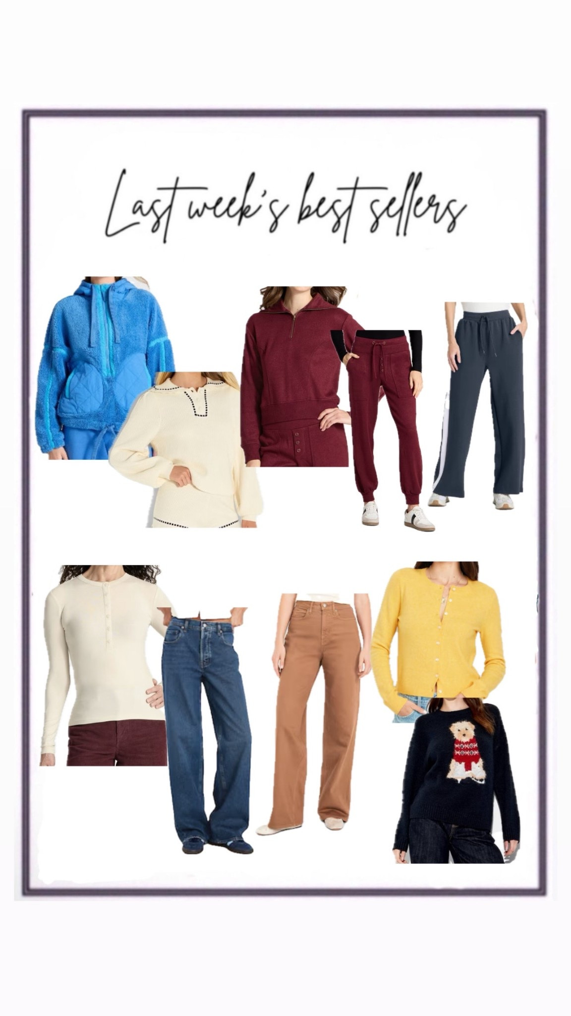 Last week’s best sellers


#LTKFindsUnder50 #LTKSeasonal #LTKSaleAlert