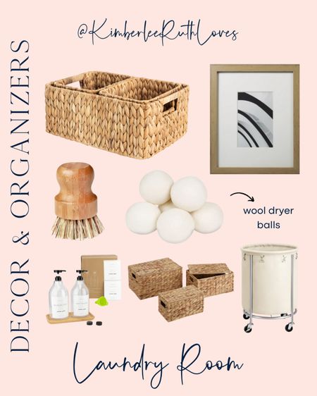 Organizers and neutral decor pieces for your laundryroom! 

#homedecor #laundryroomrefresh #homefinds #springcleaning

#LTKhome #LTKFind #LTKunder100