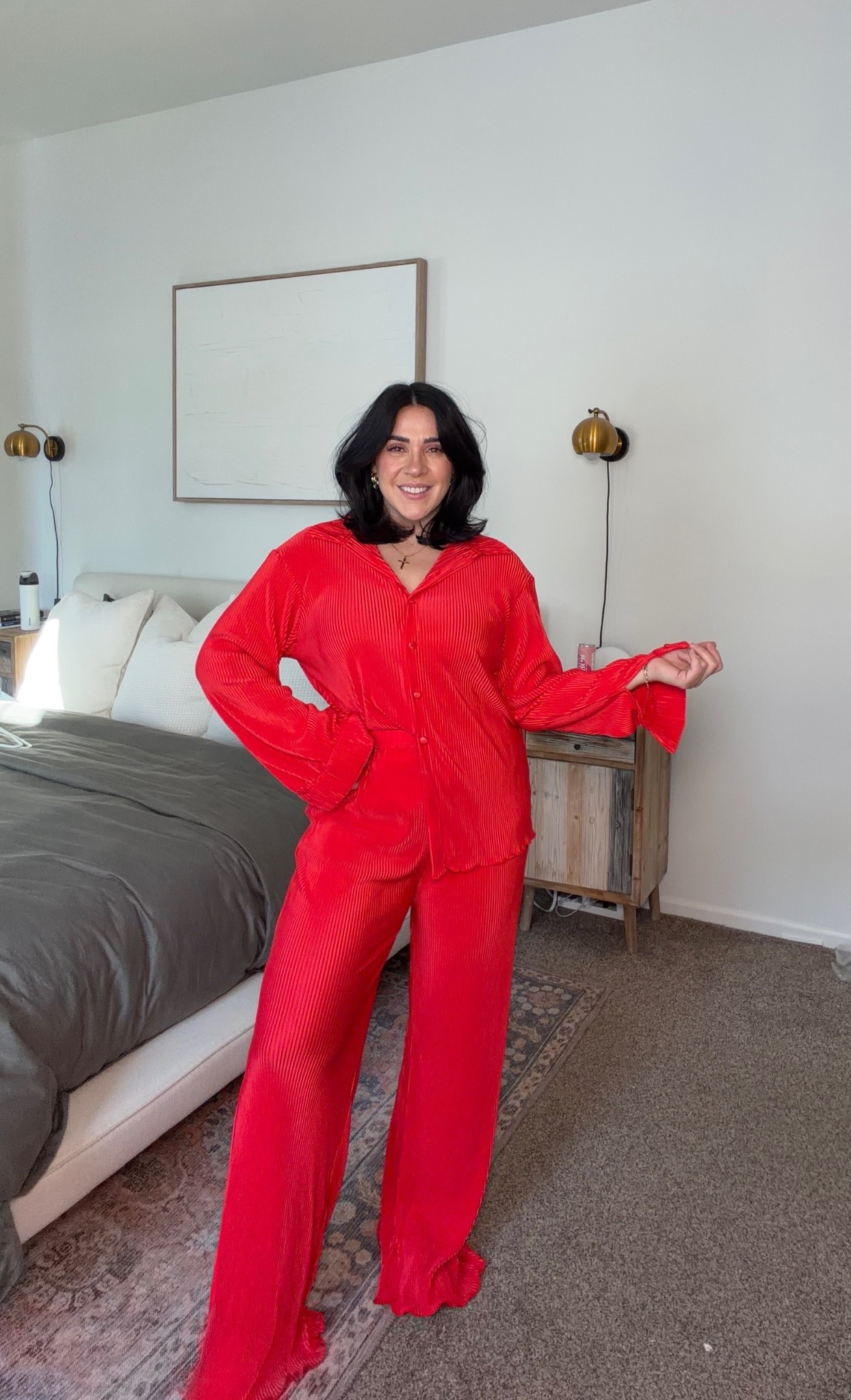 Two piece Amazon set! How cute for Valentine's Day?! Pajamas or a lounge set. 

#LTKSeasonal #LTKMidsize #LTKValentine