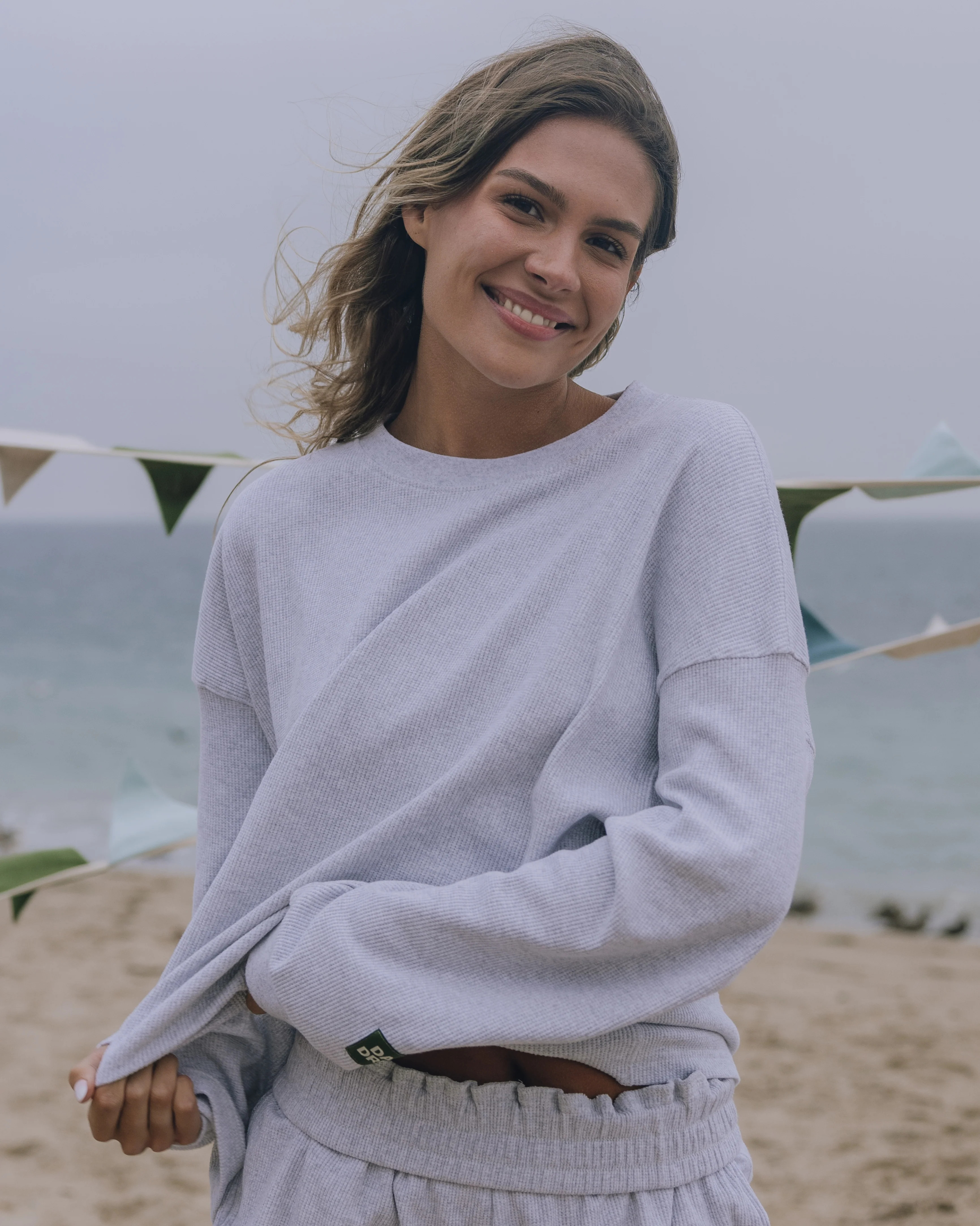 Oversized Thermal - Light Grey | Daily Drills