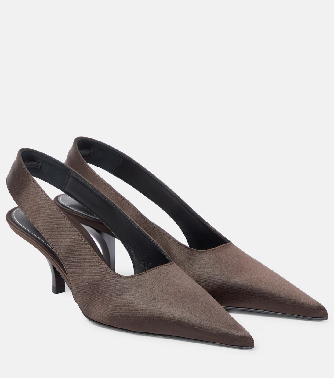 Classic 55 satin slingback pumps | Mytheresa (INTL)