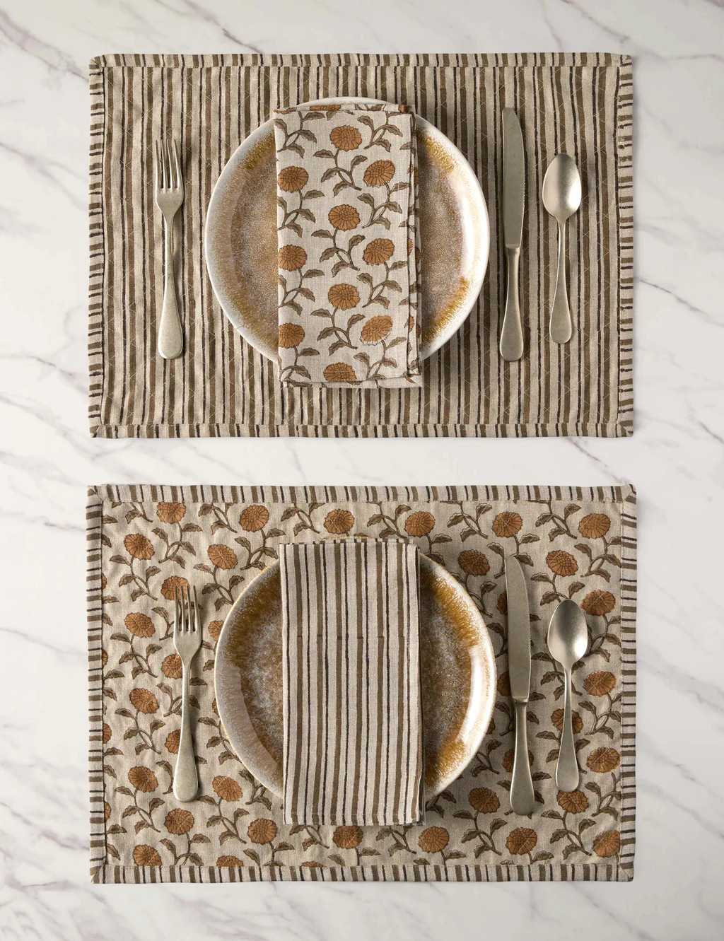 Dori Reversible Linen Placemats (Set of 4) | Lulu and Georgia 