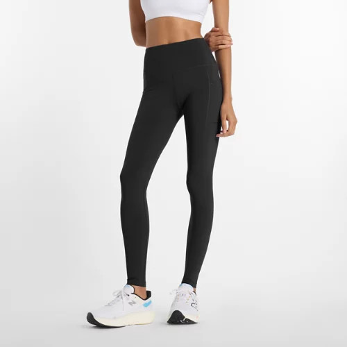 New Balance Women's RC Pocket Legging 27"" - Black (Size S) | New Balance Athletics, Inc.