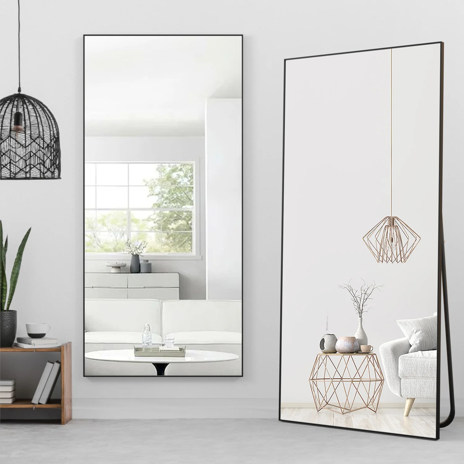 CONGUILIAO 65" × 24" Mirror Full Length Mirror Floor Mirror Full length Standing Mirror Large Re... | Walmart (US)