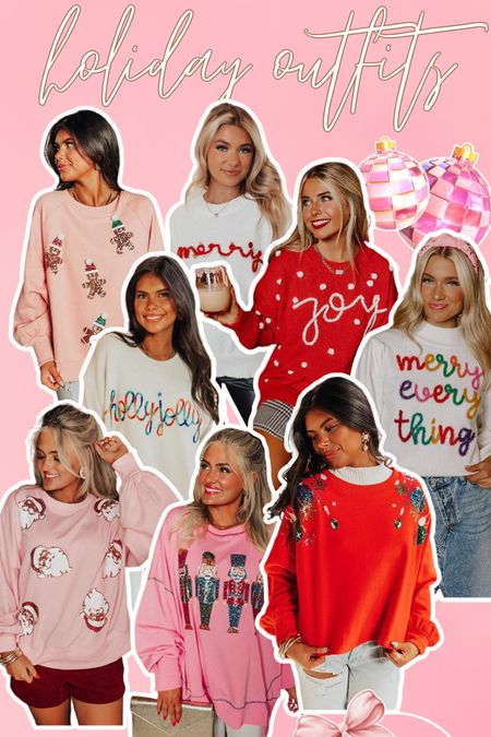 Holiday sweaters and pullovers 

#LTKHoliday #LTKGiftGuide #LTKCyberWeek