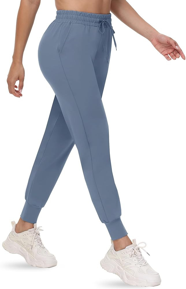 CAMPSNAIL Joggers for Women with Pockets - Womens Sweatpants Yoga Lounge Relaxed-fit Pants for Wo... | Amazon (US)