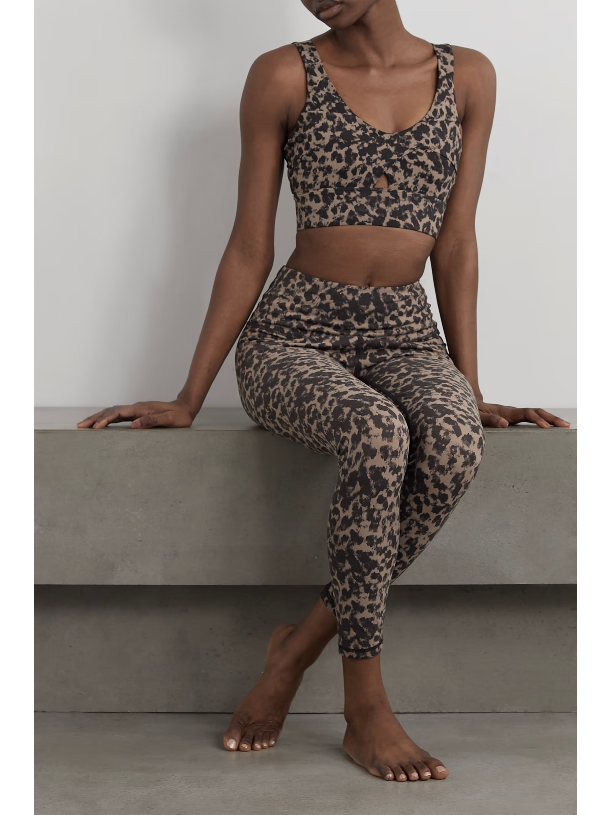 Let's Go Staunton leopard-print stretch sports bra | NET-A-PORTER (UK & EU)