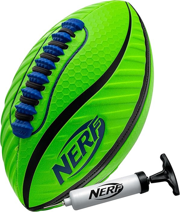 Nerf Spiral Grip Footballs - Patented Spacelace for Ultimate Spirals - Machine Stitched Construct... | Amazon (US)