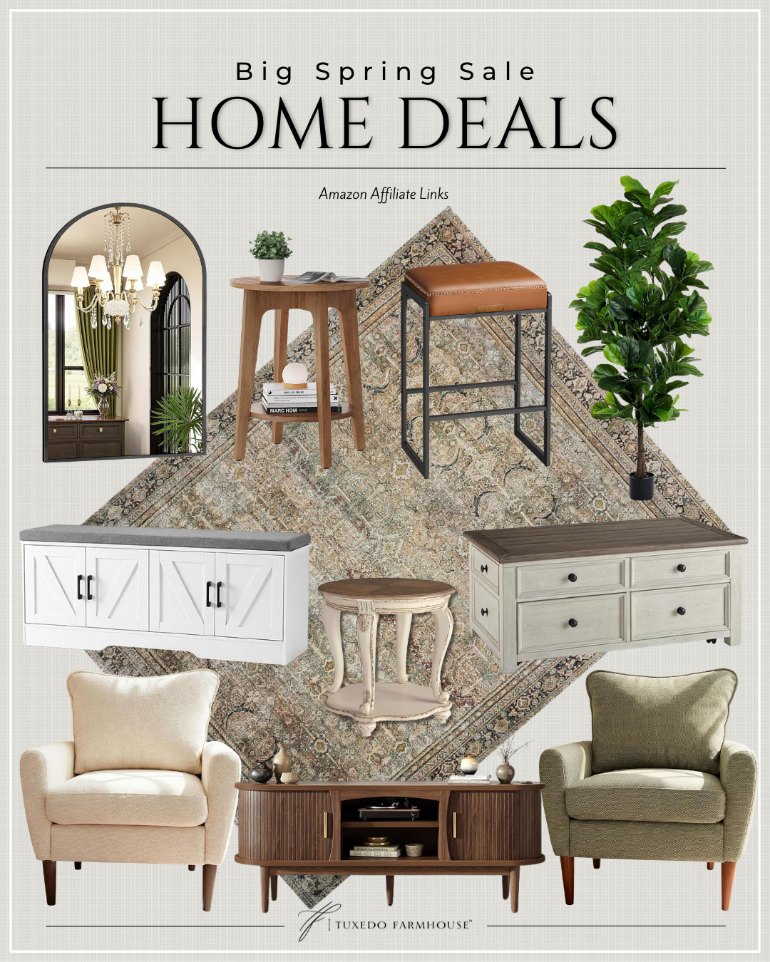 Amazon - Big Spring Sale Deals

Deals on home finds!

Seasonal, home decor, accent chairs, rugs, wall art, frames, pillows, lamps, baskets, candles, books, coffee tables, ottomans, trays, bowls, consoles, accent tables
 

 #LTKSeasonal #LTKHome #LTKSaleAlert