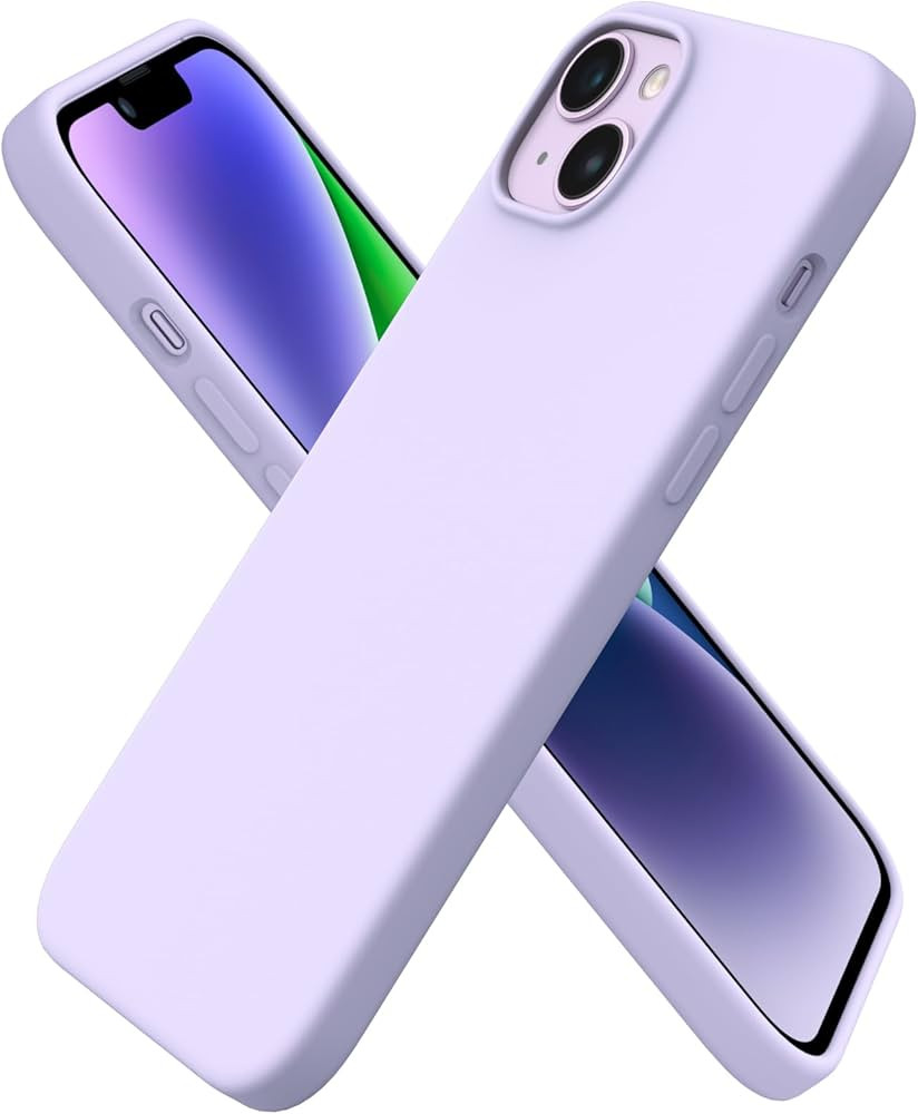 ORNARTO Compatible with iPhone 14 Plus Case 6.7", Slim Liquid Silicone 3 Layers Full Covered Soft... | Amazon (UK)