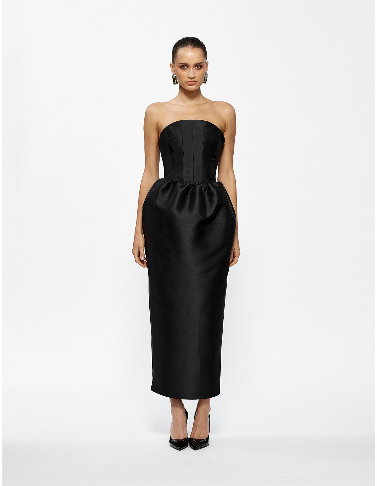 Lilia Curved Strapless Maxi Dress | David Jones (Australia & New Zealand)